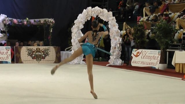 Кордон Анастасия (скакалка) 2003-Кат.А 08.03.15 "Империя юных талантов" Художественная гимнастика смотреть онлайн