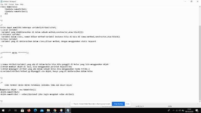 JAVA OOP 1 - Class, Attribute, Object смотреть онлайн