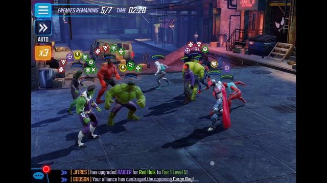 Gamma Team Doom Raid 3.4 Ready? Let's Find Out Bio Node 1 Marvel Strike Force MSF смотреть онлайн