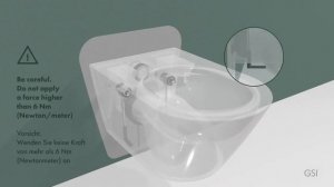 Монтаж скрытого крепежа для подвесных унитазов GSI FISR2