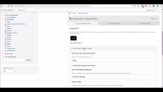H5P Interactive Video - Moodle Plugins смотреть онлайн