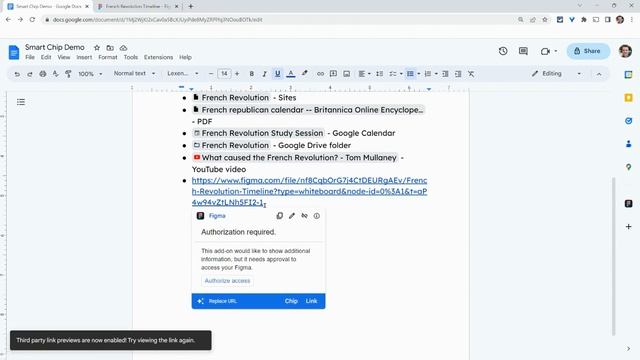 FigJam Smart Chips in Google Docs смотреть онлайн