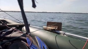 Покатушки под парусом на ПВХ лодке