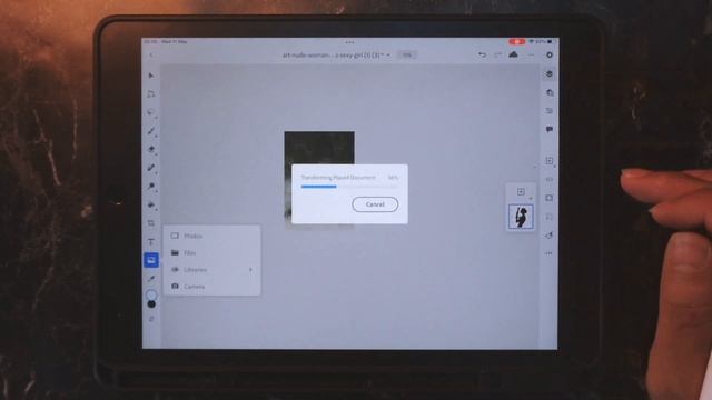 Just Trying Adobe Photoshop on iPad | zero2graphic смотреть онлайн