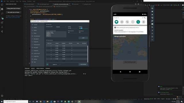 Flutter Background Service Pet Tracking смотреть онлайн