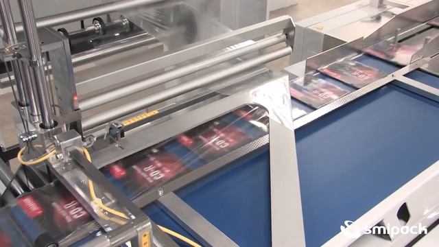 Пакверк: автомат Smipack FP500HS SERVO. Штучная упаковка CD дисков в термоусадочную ПОФ пленку. смотреть онлайн