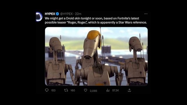 Fortnite Droid Star Wars skin Teaser.. смотреть онлайн