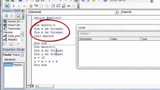 Excel VBA variable types and declare | Excel VBA lesson - 9 | local variable, Module level variable смотреть онлайн