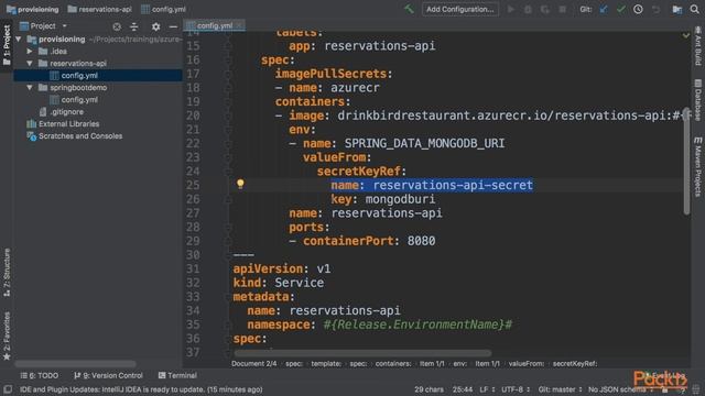 Microservices Development on Azure with Java: Using Application Secrets on Kubernetes|packtpub.com смотреть онлайн