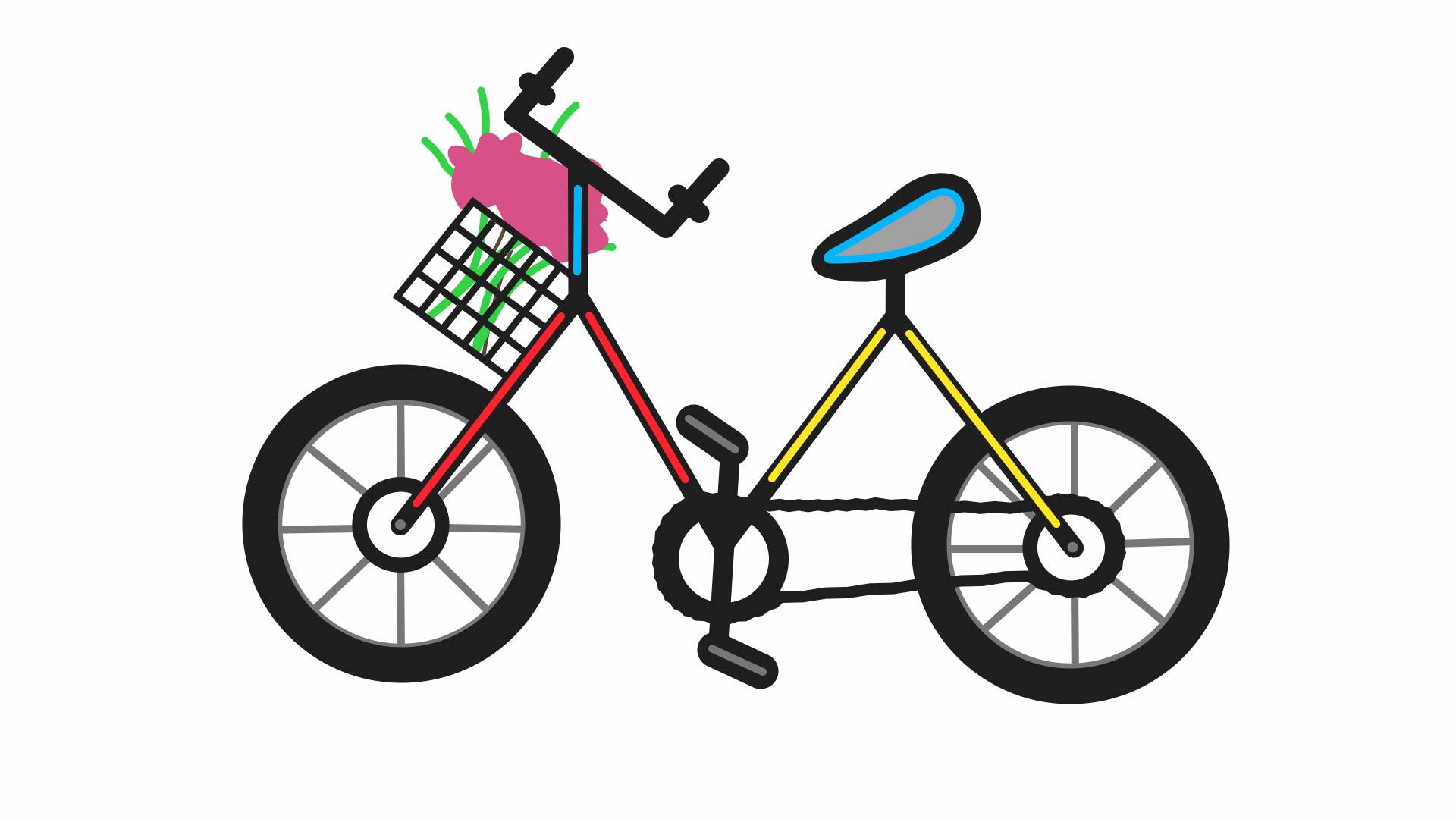 Как нарисовать велосипед смотреть онлайн