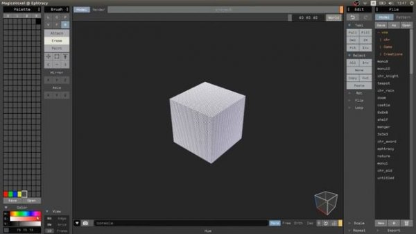 Random Colors In MagicaVoxel