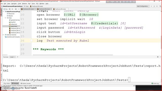 ROBOT FRAMEWORK TUTORIAL-03| ROBOT FRAMEWORK| SELENIUM WITH PYTHON смотреть онлайн