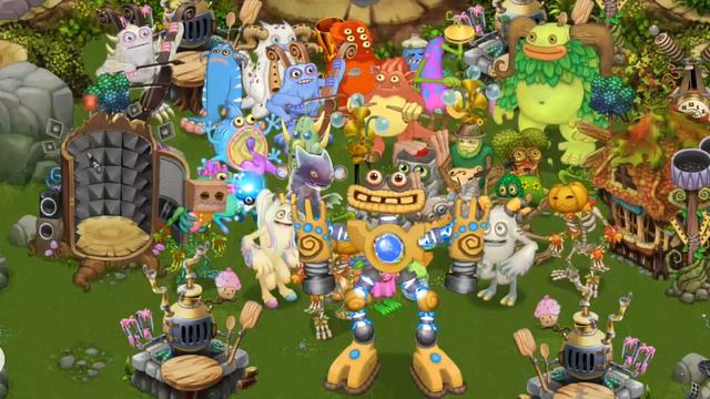 Полная песня острова растений.#mysingingmonsters