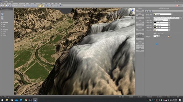 TerreSculptor BASICS: Terrain Colormap Material смотреть онлайн