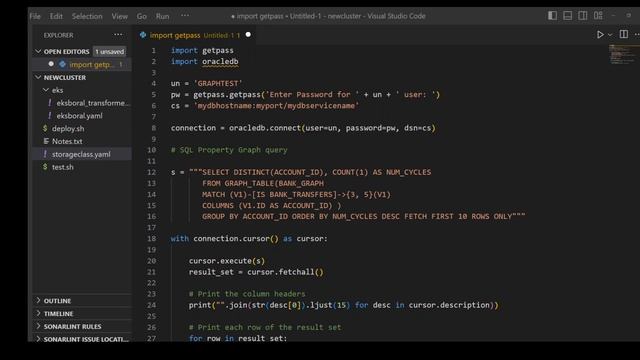 Oracle 23c SQL Property Graph in Python смотреть онлайн