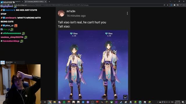therapist: "tall Xiao doesn't exist, he can't hurt you" ft. zy0x смотреть онлайн