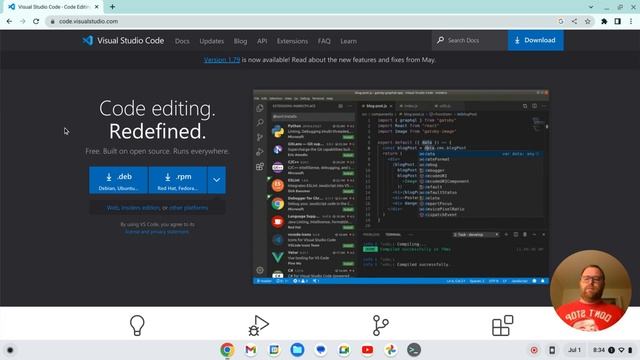 How to Set Up a Chromebook for Python with VS Code смотреть онлайн