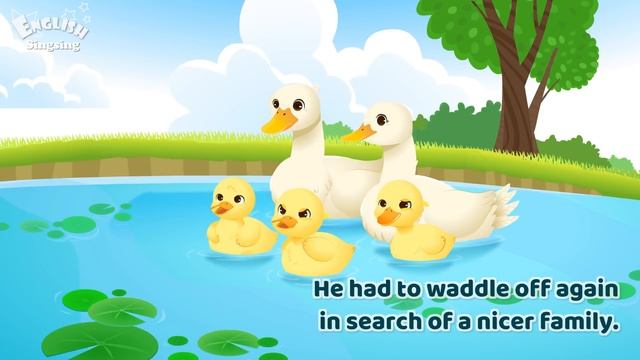 The Ugly Duckling - Fairy tale - English Stories (Reading Books) смотреть онлайн