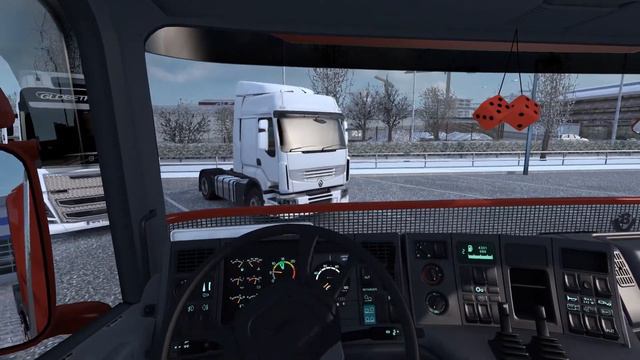 Euro Truck Simulator 2 Scania R 4 series, V8 engine sound смотреть онлайн