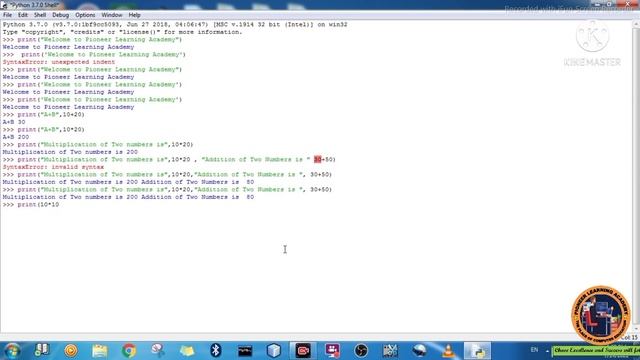 Working with print () Function in Python||Ch-8 Introducing Python||Class 6-12||Lecture No-119 смотреть онлайн