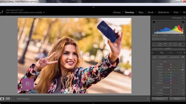 Lightroom CC 2017: Natural Outdoor Portrait Retouching смотреть онлайн