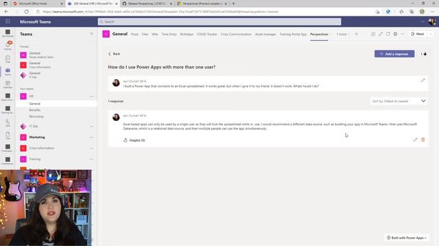 Dataverse for Teams Perspectives Power Apps Template смотреть онлайн