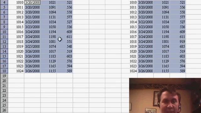 Excel - Compare Columns Using Go To Special and Row Differences - Episode 741 смотреть онлайн