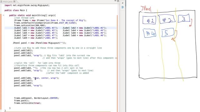 MigLayout Manager - How to Build GUI #0 смотреть онлайн