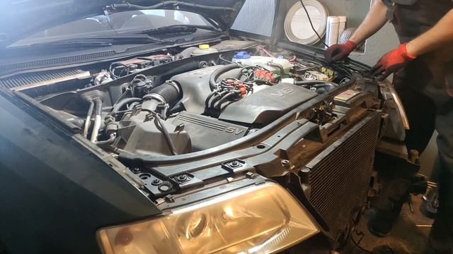 AUDI A6 C5 2.4 V6 wymiana termostatu, bez demontażu rozrządu #4 ost. смотреть онлайн