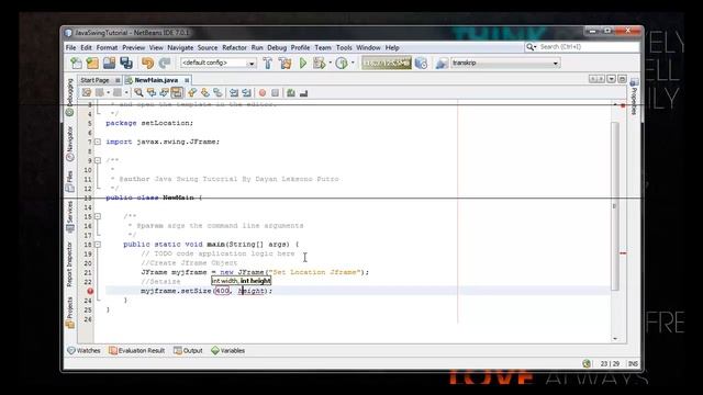 How to setlocation Jframe in java swing programing for beginners смотреть онлайн