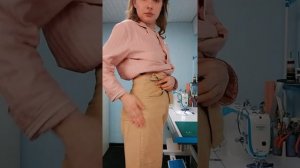 Как ушить брюки в талии на несколько размеров✂️