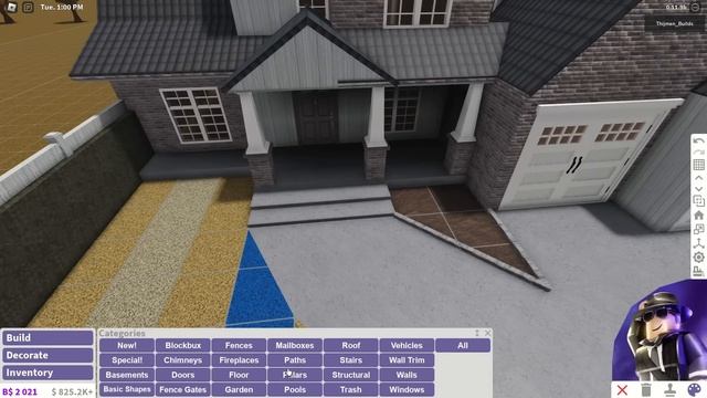 BLOXBURG: Autumn Suburban Family Home Speedbuild | Roblox House Build