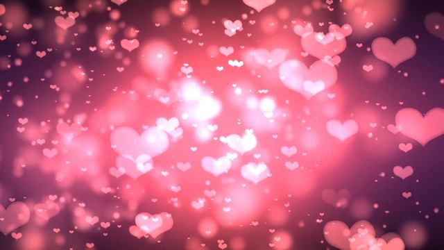 Lovely Pink Love Hearts | Beautiful Screensaver | Free Stock Footage смотреть онлайн