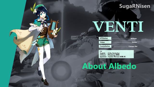 Genshin Impact | Venti Voice Lines - Japanese смотреть онлайн