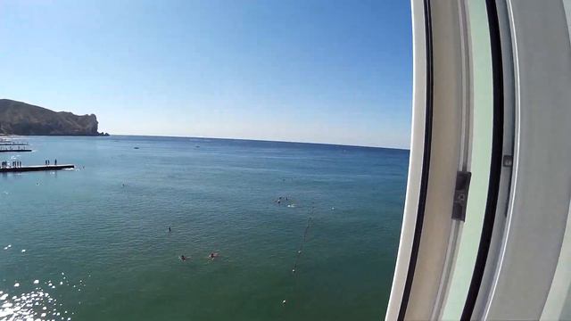 Отель "Бригантина" Судак- вид из окна. смотреть онлайн