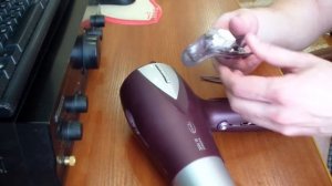 Как разобрать отремонтировать фен Ровента CV8060A ремонт фена Rowenta