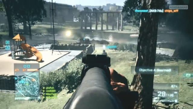 Первый взгляд на Battlefield 3 смотреть онлайн
