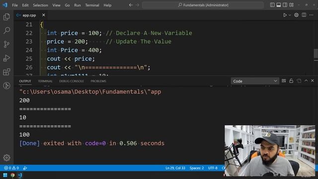 [Arabic] Fundamentals Of Programming With C++ #010 - Variables Naming Rules And Best Practices смотреть онлайн
