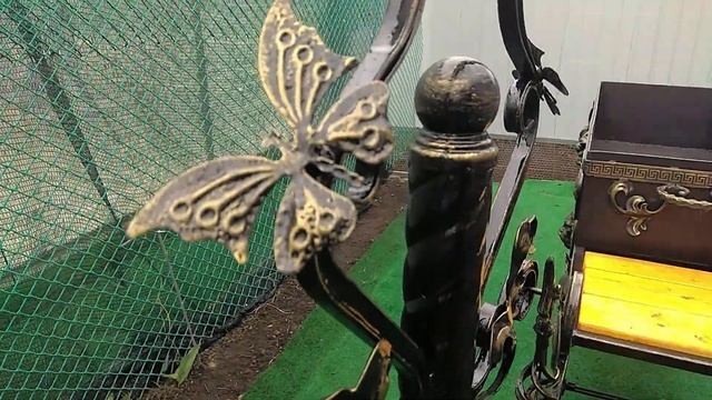 Кованый мангал Премиум + набор ажурный с совком и кочергой. смотреть онлайн