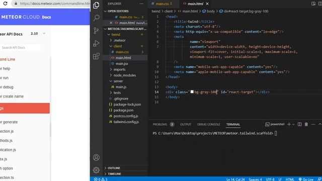 Meteor React Tailwind Project Startup смотреть онлайн