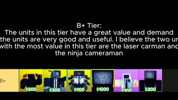 [UPDATED] *New* BEST TRADING / VALUE TIER LIST! TOILET TOWER DEFENSE