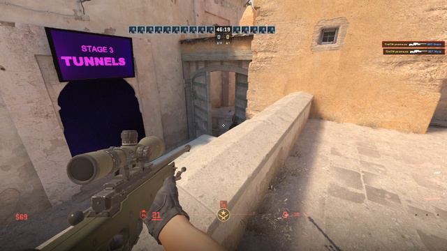 Dust 2 Prefire Speedrun