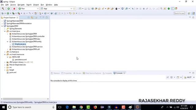 Spring JPA ORM Maven with Annotation by using MVC Architecture | Spring JPA ORM Maven Example смотреть онлайн