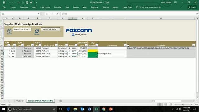 Boardwalktech & Oracle Blockchain Cloud Service Demo смотреть онлайн