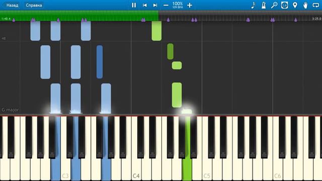 Dan Balan - Люби (на пианино Synthesia) смотреть онлайн