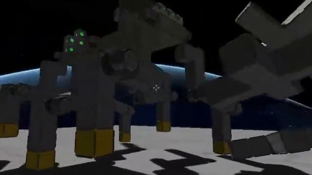 Space Engineers six legged walking robot смотреть онлайн