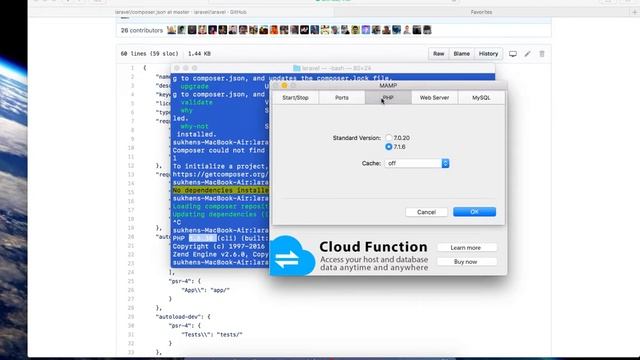 How to create laravel composer.json file and run [mac os sierra] смотреть онлайн