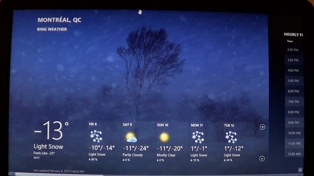 Windows 8 - How to use and setup bing weather app смотреть онлайн