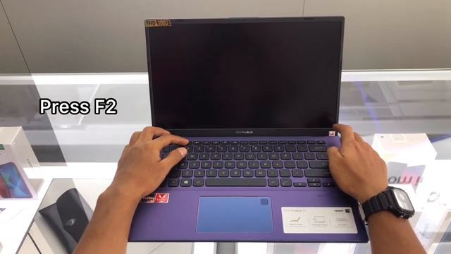Menu Bios Setting Asus VivoBook 14 A412DA смотреть онлайн