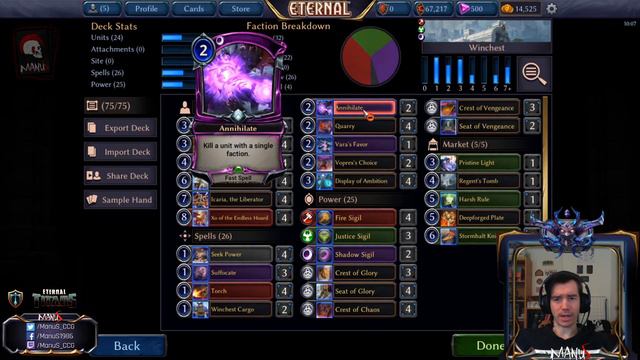 Eternal Top Decks - Winchest Control | Deck Tech (ECQ Top 4) смотреть онлайн